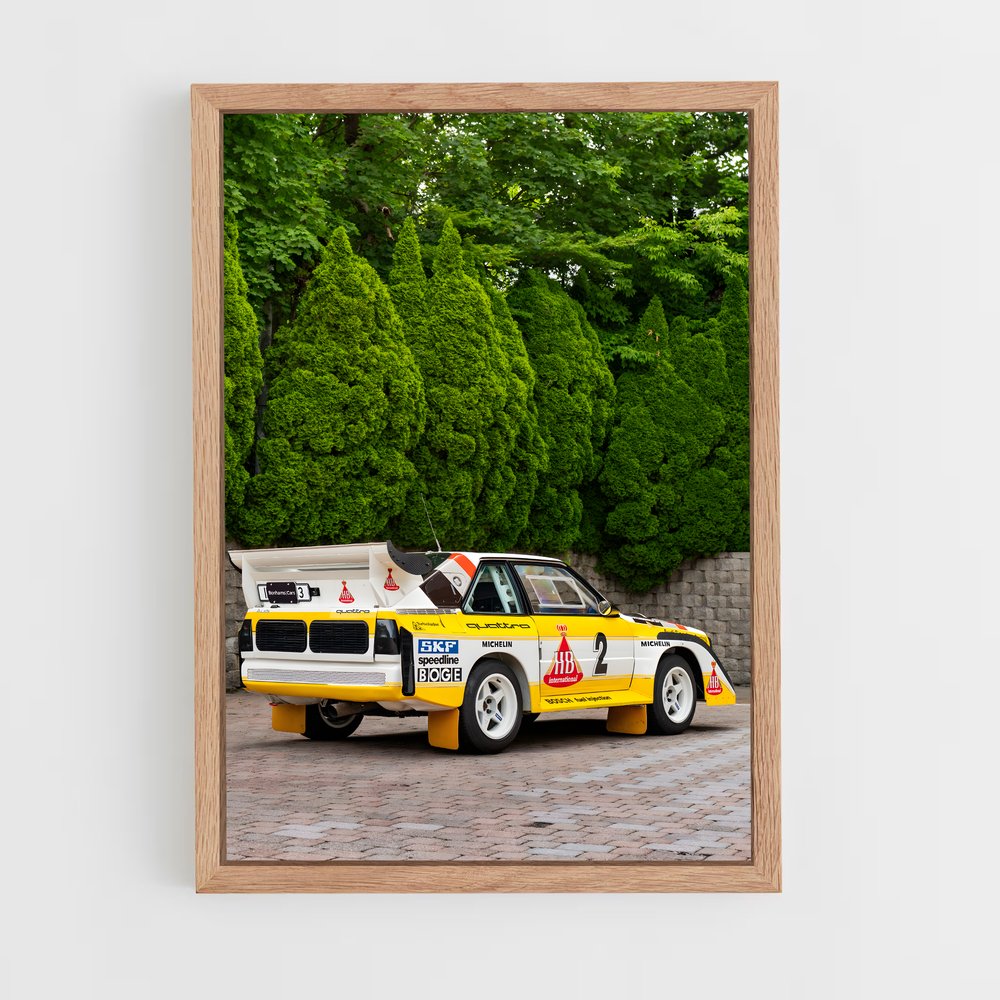 Poster Vintage Racer – affiche Audi (vue 4)